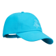 Cappellino unisex tinta unita Blu curacao vista frontale
