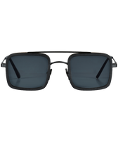 Lunettes de soleil bois de tulipier - VBQ x Shelter Noir vue de face