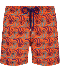 Men Swimwear Embroidered 2007 Snails  - Limited Edition Guava Vorderansicht