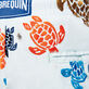 Men Embroidered Swim Trunks Ronde Des Tortues - Limited Edition Glacier details view 4