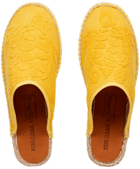 Espadrille en éponge femme - VBQ x Pare Gabia Tournesol vue de face