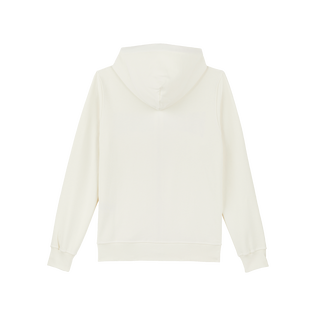 Sweat à capuche en coton homme logo surpiqué Off-white vue de dos