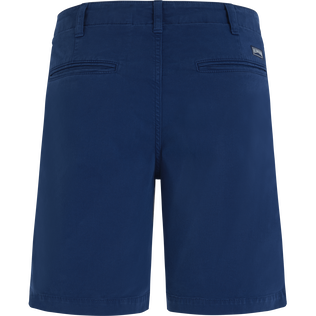 Bermudas de color liso para hombre Mar azul vista trasera