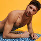 Unisex Beach Towel Turtles Leopard Thalassa front worn view