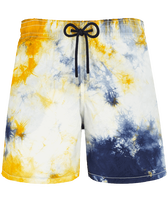 Men Swim Trunks Tie-Dye in Navy Navy front view