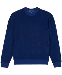 Sudadera de felpa en color liso unisex Ink vista frontal