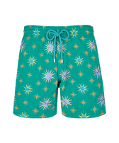 Men Swim Trunks Embroidered Sud - Limited Edition Emerald front view