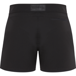 Men Wool Swim Shorts Tailoring Black back view
