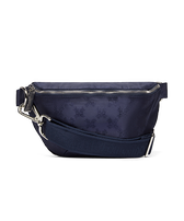 Waist Bag Turtle Monogram Navy 正面图