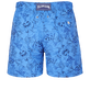 Marché Provencal Badeshorts mit Stickerei für Herren – Limitierte Serie Earthenware Rückansicht