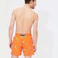 Men Swim Trunks Embroidered 2009 Les Requins - Limited Edition Guava back worn view