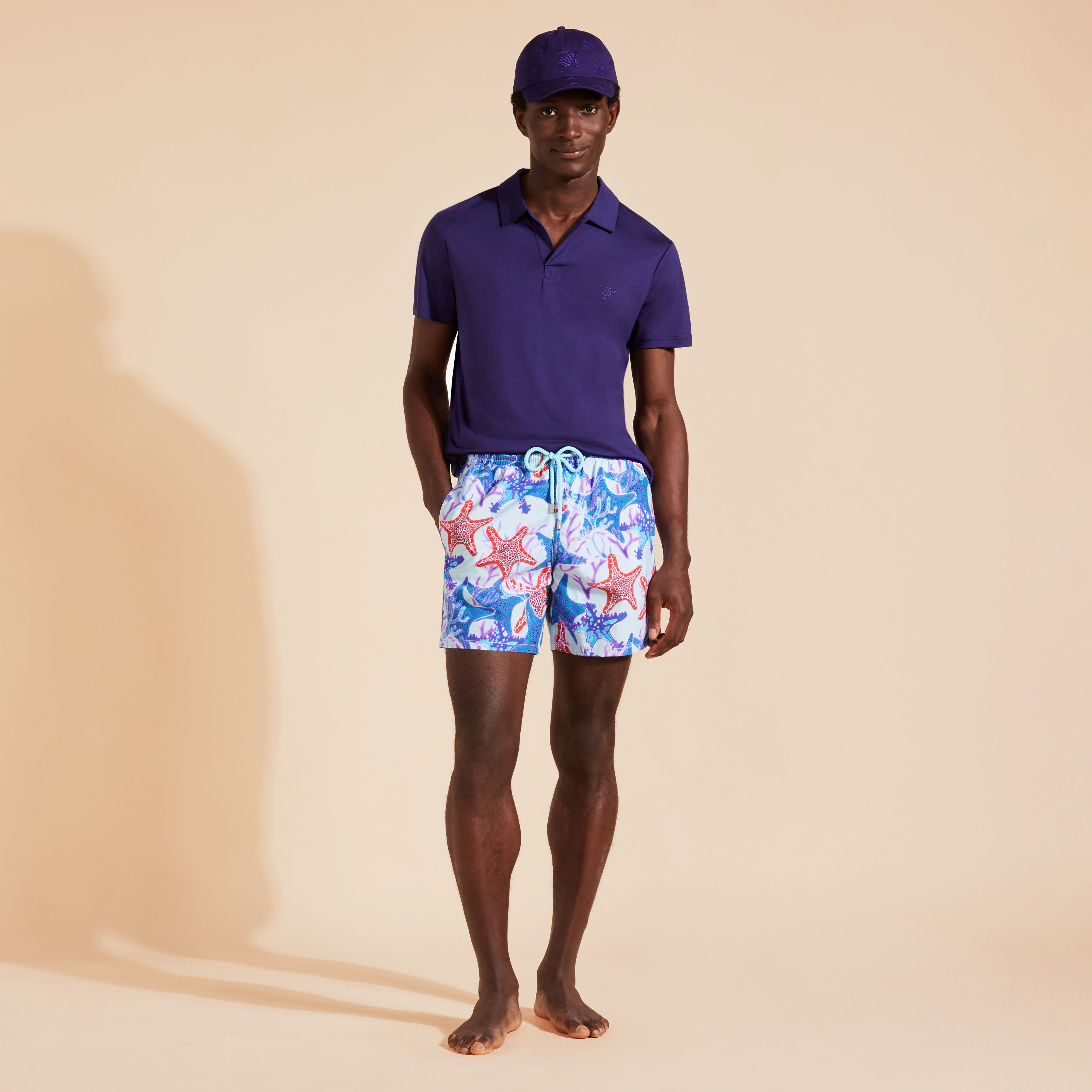 Men Swim Shorts Glowed Stars Vilebrequin