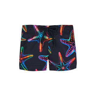 Baby Swim shorts Disco Stars Navy front view