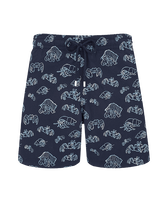男士 Hermit Crabs 刺绣游泳短裤 - 限量版 Navy 正面图