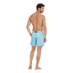 男款 Classic 绣 - 男士透视鱼图案刺绣泳裤, Lagoon 背面穿戴视图