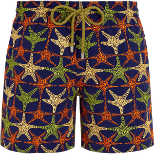 Men Swim Shorts Embroidered Stars - Limited Edition Midnight front view