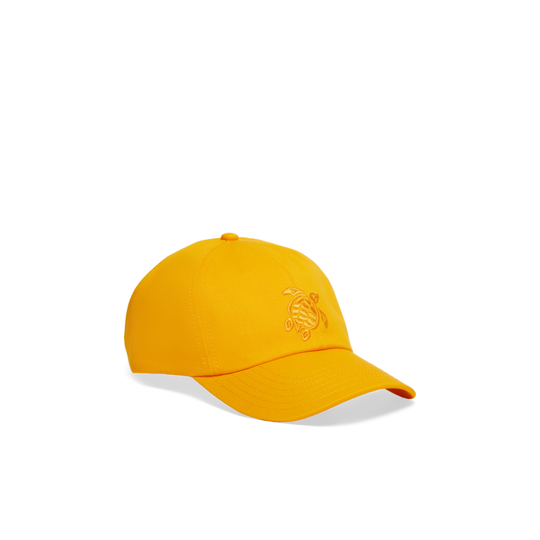 Vilebrequin Solid Cap Turtle Embroidery - Capsun - Orange - Size OSFA