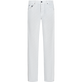 Micro Ronde des Tortues Light Gabardin 5 pockets pants Bianco vista frontale