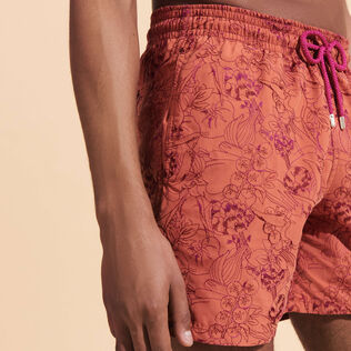 Men Swim Trunks Embroidered Marché Provencal - Limited Edition Tomette details view 1