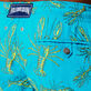 Costume da bagno uomo ricamato Lobsters - Edizione limitata Blu curacao dettagli vista 3