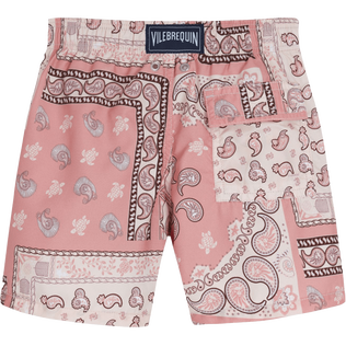Vilebrequin x BAPE® BLACK Bandana Badeshorts für Jungen Bonbon Rückansicht