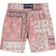 Vilebrequin x BAPE® BLACK Bandana Badeshorts für Jungen Bonbon Rückansicht