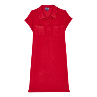 Robe chemise femme unie Moulin rouge vue de face