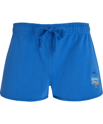 Badeshorts mit Logostickerei in Ombré-Optik für Damen – Vilebrequin x The Beach Boys Earthenware Vorderansicht