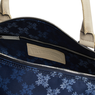 Bolso para viajes 48H Turtle Monogram unisex Azul marino detalles vista 4
