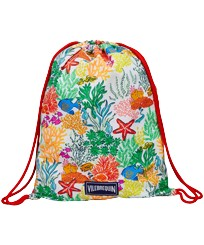 Zaino Fonds Marins Multicolores bambino Bianco vista frontale