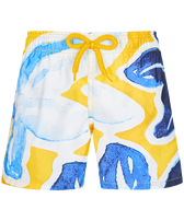 Bañador ultraligero y plegable con estampado Raiatea para niño Sol vista frontal