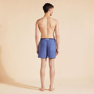 Men Swim Trunks Bicolor Storm back worn view