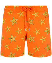 Pantaloncini mare uomo ricamati Starfish Dance - Edizione limitata Tango vista frontale