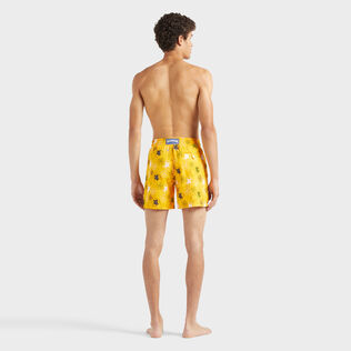Men Swim trunks Embroidered Oursins Mango back worn view