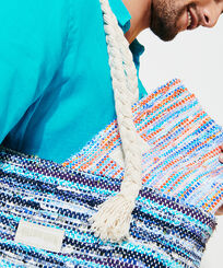 Eco-Friendly Beach pouch Solid Unique front worn view
