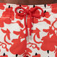 Bañador con estampado Lantern Flowers- Vilebrequin x Donald Sultan Blanco detalles vista 3