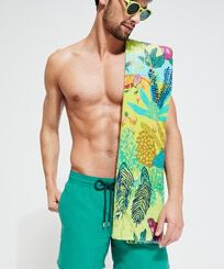 Jungle Rousseau Unisex Handtücher Ginger Vorderseite getragene Ansicht