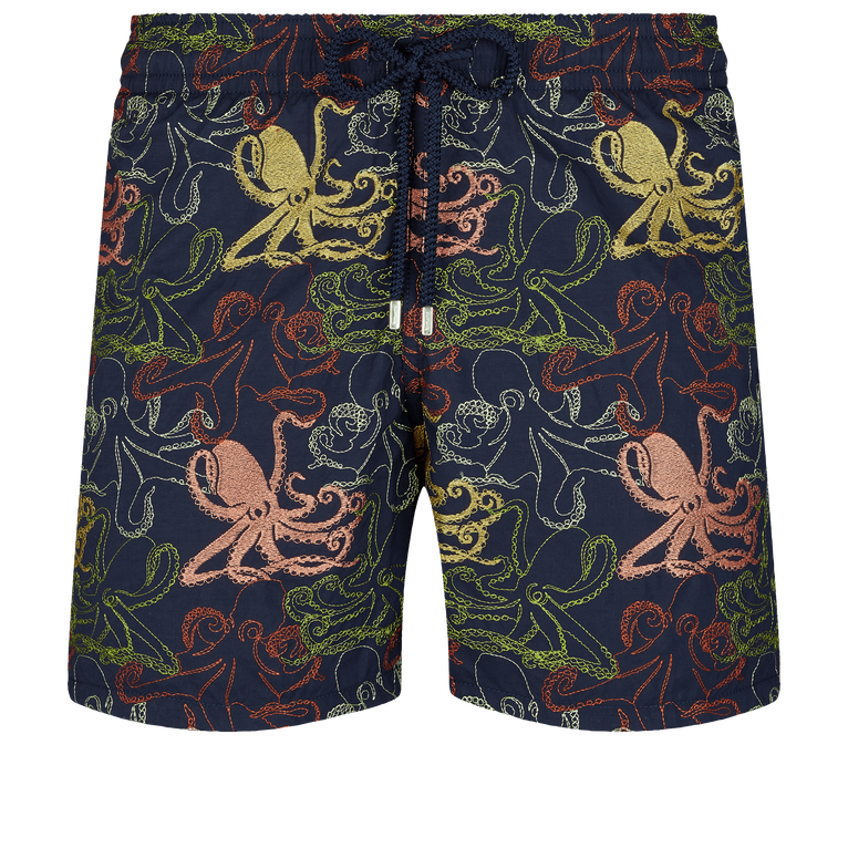 Octopussy Badeshorts Mit Stickerei Für Herren - Limitierte Serie - Mistral - Blau