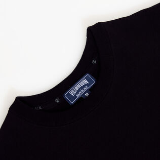 Sweatshirt homme en coton imprimé Turtles - Vilebrequin x BAPE® BLACK Noir vue de détail 7