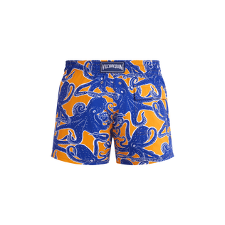 Men Stretch Short Swim Shorts Poulpes Mango back view