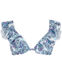 Women Underwire Bikini Top Isadora Fish White front view