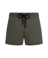 Men Swimwear Short and Fitted Stretch Solid Olivier front view