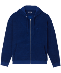 Sudadera de felpa en color liso para hombre Ink vista frontal