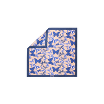 Silk Scarf Disco Butterflly Blush front view