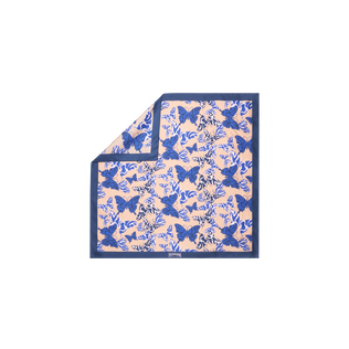Silk Scarf Disco Butterflly Blush front view