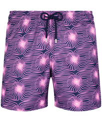 Men Ultra-light classique Printed - Men Ultra-light and packable Swim Shorts Hypno Shell, Navy front view