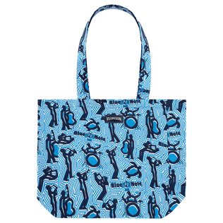 Linen Tote Bag - Vilebrequin x Blue Note Earthenware 后视图