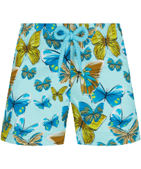 Shorty de bain fille Butterflies Lagon vue de face