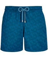 Jacquard Tortue Stretch-Badeshorts für Herren Calanque Vorderansicht