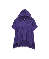 Poncho in spugna Midnight vista frontale